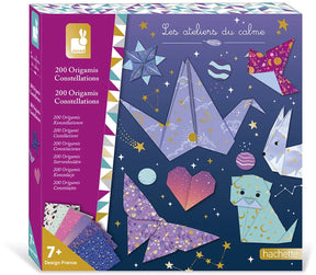 Janod - les ateliers du calme - creative craft package - 200 origami constellations