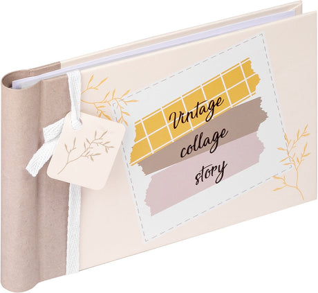 Walther ma-136 vintage - mini stock album with spiral - 36 photos 10 x 15 cm - beige brown