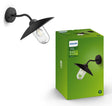 Philips hammock buitenwandlamp - zwart