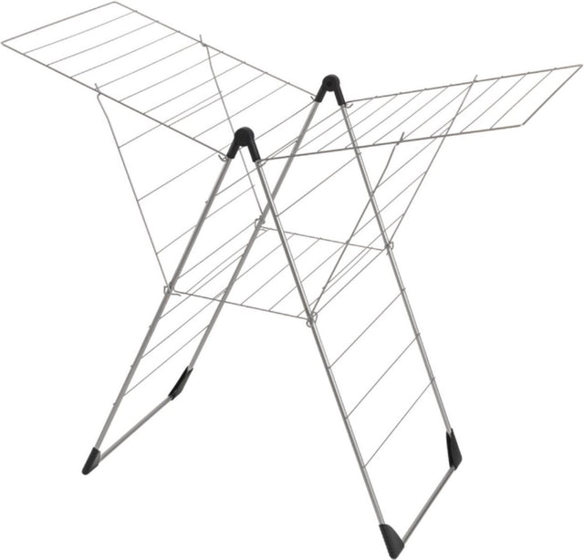 Metaltex tomado - drying rack vento - 25 meters drying length - silver gray