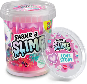 Ses creative shake a slime - kjærlighetshistorie - slim - glutenfri - lett å vaske - for barn fra 5 år - 200g