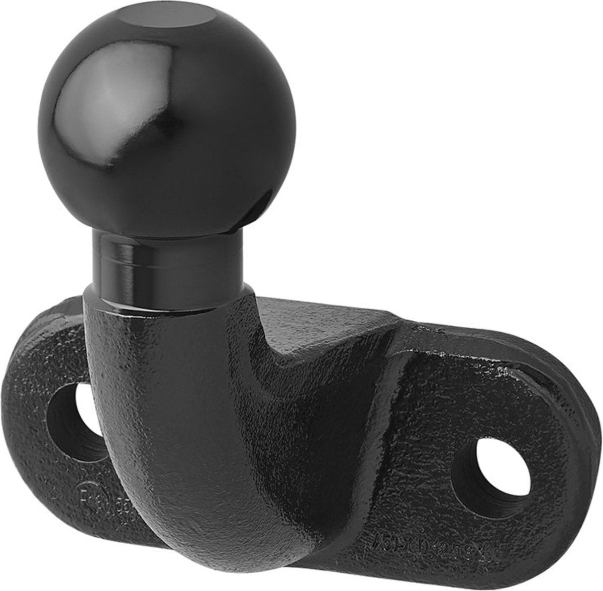 Proplus towbar ball angled - car accessories - steel - black