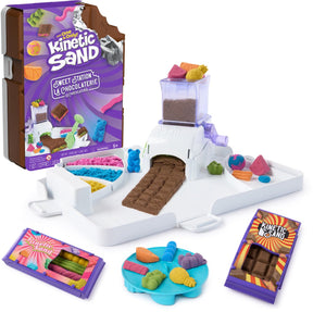 Kinetic sand - sweet station chocolademaker - 453 origineel - sensorisch speelgoed