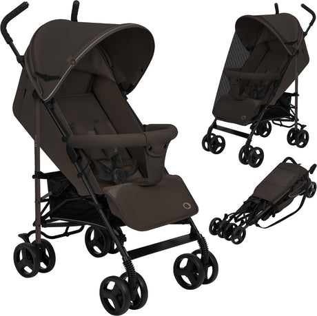 Lionelo Elia - buggy - light 7kg and durable stroller - umbrella buggy - 5-point harness - rich set - large basket - mosquito net - suitable for children up to 15 kg - adjustable backrest to lying position and footrest - from 6 months to 5 years