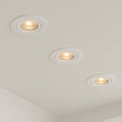 Calex smart led inbouwspots - 3 stuks - koppelbaar - slimme verlichting - dimbaar - warm wit licht - wit