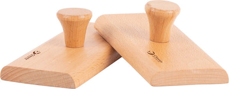 Klassesch Welt Holz Percussioun Sand Blocks - Museksinstrument fir Kanner.