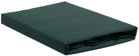 Ambiante jersey - topper hoeslaken - 140x200 210 - donker groen