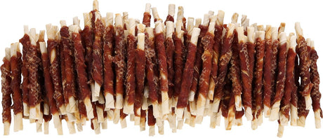 Flamingo dog snack – r'hide bar with duck 12cm – 150 pieces – gluten-free dog treats without sugar – 1.8kg