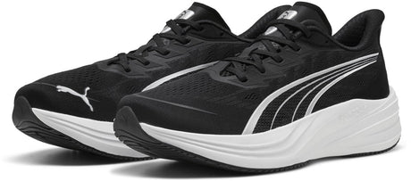 Puma darter pro 2 unisex sportschoenen - black- silver- white 42