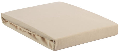 Beddinghouse - jersey stretch - fitted sheet - 180x220 cm - natural - premium quality