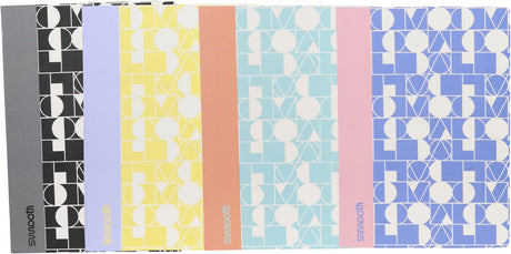 Ancor notebook smooth a4 diamond 5mm 48 sheets 90 gram shrinkage 4 pieces assorted - an-113211-c