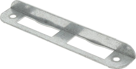 Placa de impacto de canto Nemef - arredondada - 135 x 24 x 12 mm (lxwxh w+lábio) - aço galvanizado - hp1266 - din esquerda