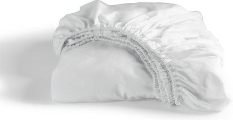 Cinderella - weekend - fitted sheet - 1 person - 100% cotton - 80x200 cm - up to 25 cm mattress height - white