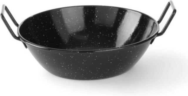 Hendi deep paella dishes – enameled sheet steel – ⌀245x70 mm – dishwasher safe