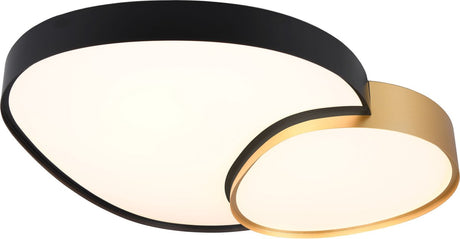 Trio rise - ceiling lamp - white matt - incl. 1x SMD 45w - integrated dimmer - memory function - light color adjustable