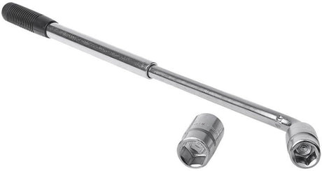 Proplus telescopische wielmoersleutel - uitschuifbare hefboom - chroom-vanadium - 17-23 mm