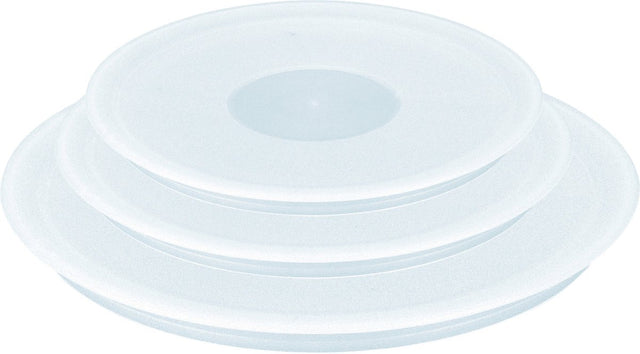 Tampas para panelas de plástico Tefal ingenio - conjunto de 3 peças - ø 16 18 20 cm - empilháveis - adequadas para armazenamento