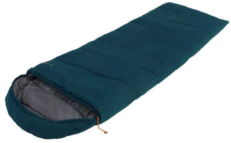 Easy camp easycamp raven i square 2°c sleeping bag blue regular left zipper
