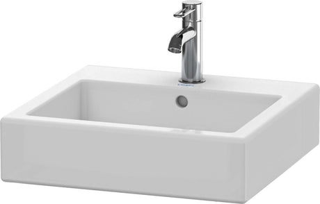 Умивалник Duravit vero - с отвор за смесител - с преливник - 50x47см - бял