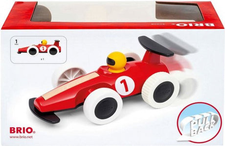 Brio pull back motorized large race car - recommended for toddlers aged 18 months and over