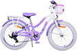 Linda bicicleta infantil Volare - meninas - 20 polegadas - roxa - 7 marchas