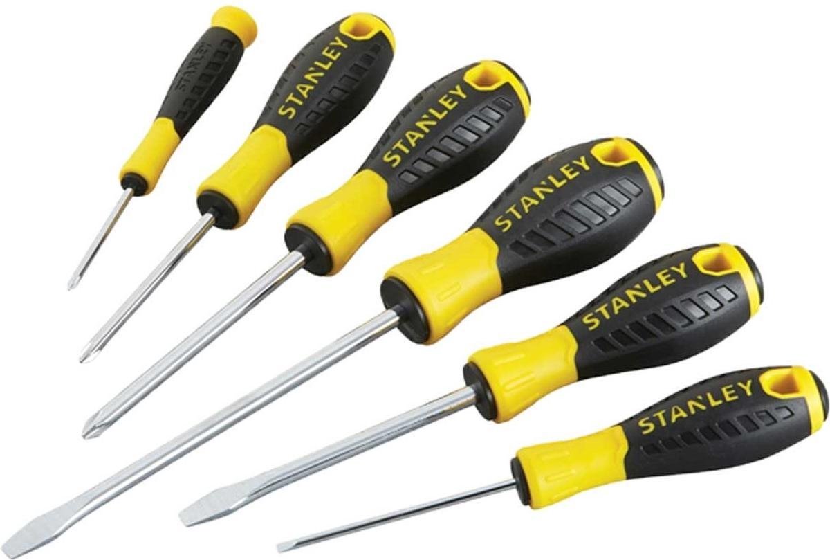 Stanley hand tool screwdriver set baisc 6-piece ph stht0-60208 - stht0-60208