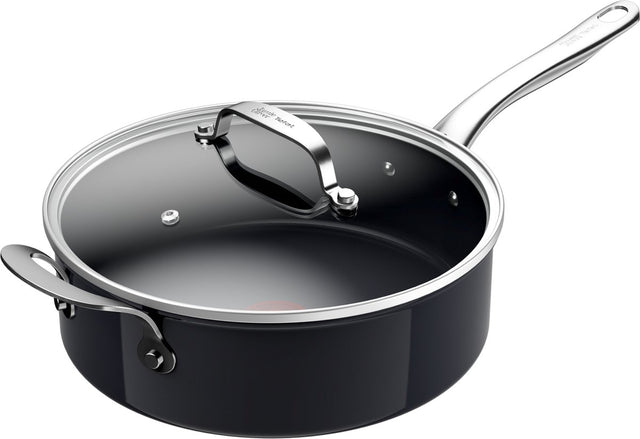 Jamie Oliver by Tefal Prima stekpanna - ø26 cm - keramik - passar alla värmekällor - inklusive glaslock