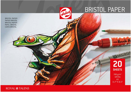Talens Bristol papir 20 listov 246 gr A3