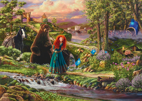 Schmidt puzzle disney brave merida 1000 pieces cartoon film.