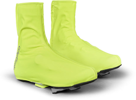 Gripgrab - ride 2 waterdichte race fiets overschoenen wielren regen fietsoverschoenen - geel hi-vis - unisex 40 41