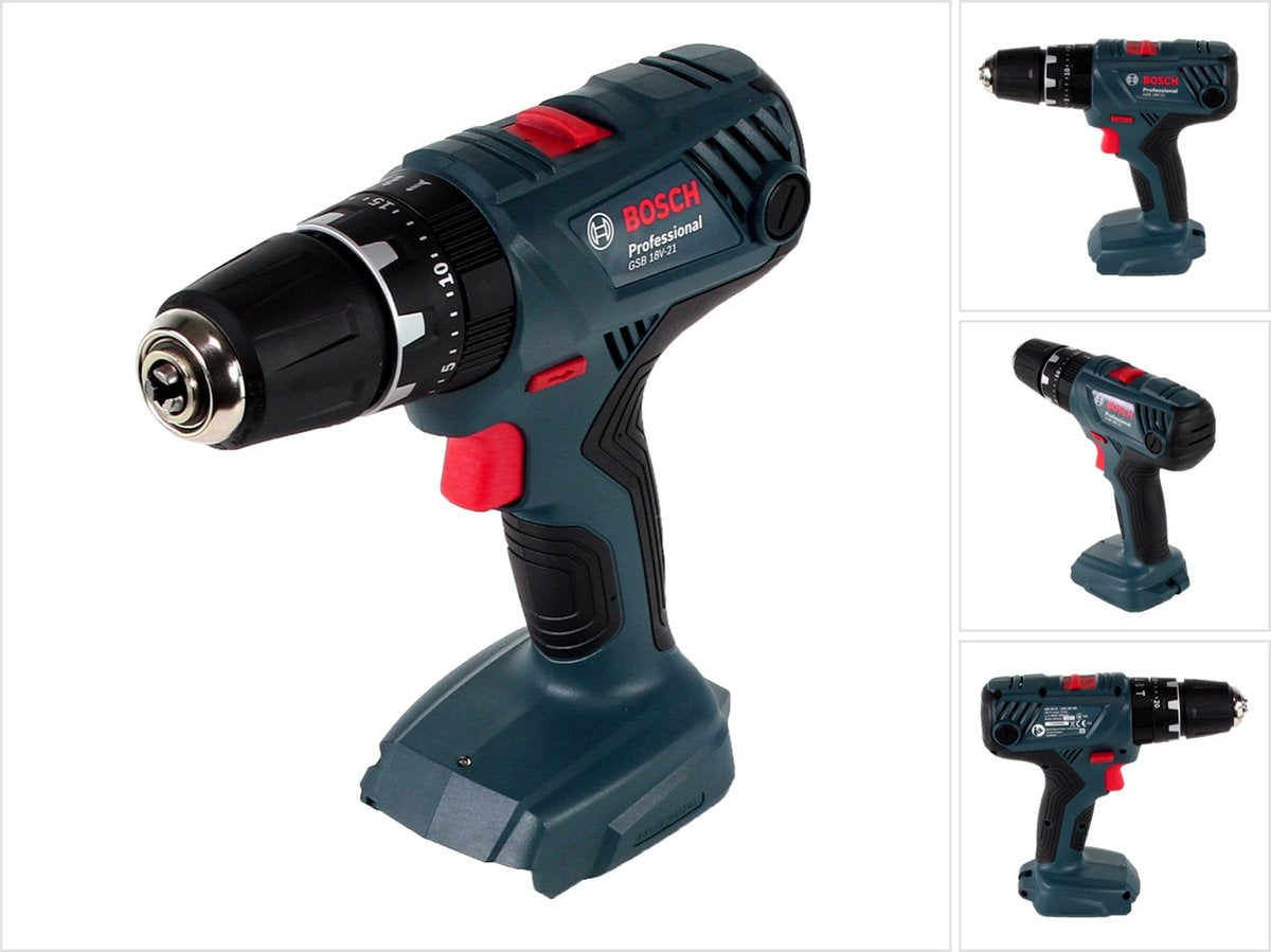 Акумулаторна ударна бормашина винтоверт Bosch professional gsb 18v-21