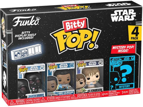 Funko Star Wars Bitty Pop! figura de vinil pacote de 4 pai mini figura de 2,5 cm - 2 cm