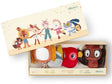 Lilliputiens - sensory discovery set - 3 rattles - jack the lion
