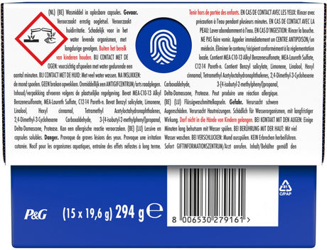 Dash wasmiddelcapsules 4in1 platinum pods zeebries 15 stuks