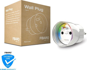 Fibaro wall plug - version for Belgium - type e - smart plug with energy measurement - works with boxx and z-wave