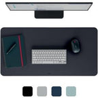 Leitz didelis stalo kilimėlis 80×40 cm – neslystantis – stalo kilimėlis – atsparus vandeniui – klaviatūros pelei – juodas