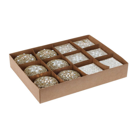 Box 7x4cm gold, set of 12
