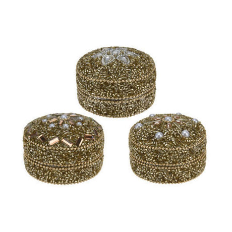 Box 7x4cm gold, set of 12