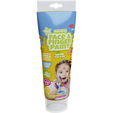 Boti natural face fingerpaint tube - yellow, 100ml
