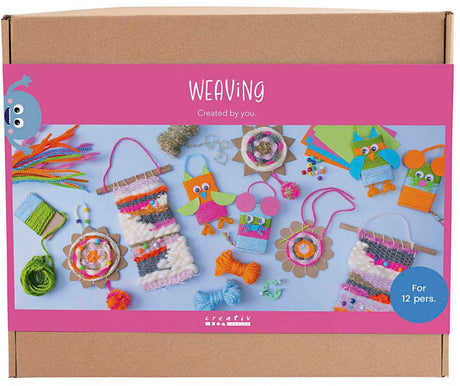 Creativ company https: www.cchobby.nl group set-weaving-wall-mountings-hangers-owls-mouse-diverse-colors-1-box