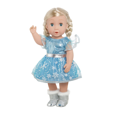 Vestido boneca Heless princesa de gelo com capa, 35-45 cm