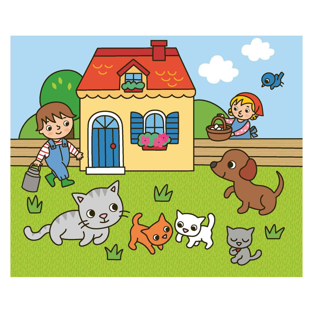 Deltas happy coloring - the farm animals