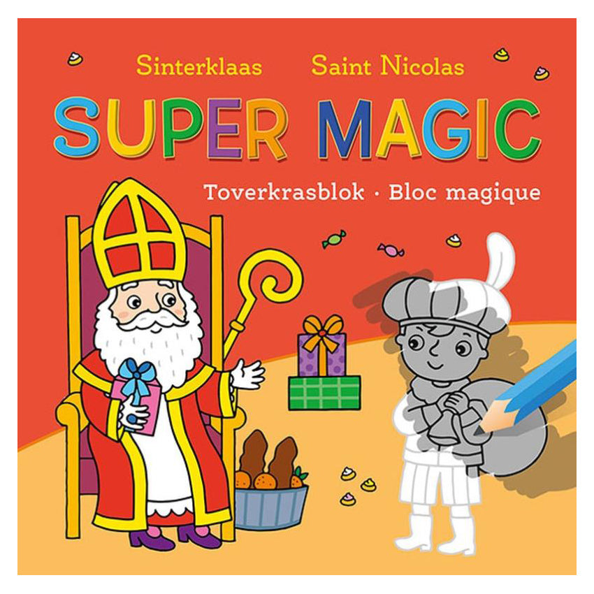 Deltas Sinterklaas super magic magic scratch block