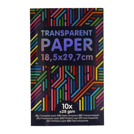 Wins holland transparent paper colored, 10 pcs.