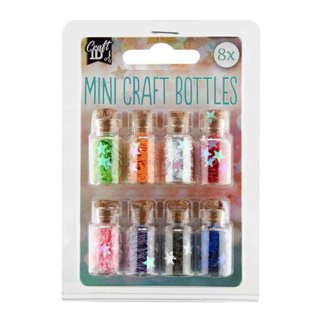 Creative craft group mini craft bottles - 8 pcs.