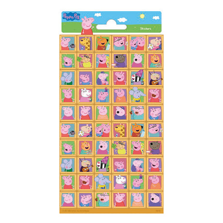 Totum sticker sheet peppa pig