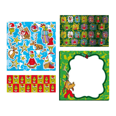 Kreatívne remeselné skupiny totum nálepka set grinch