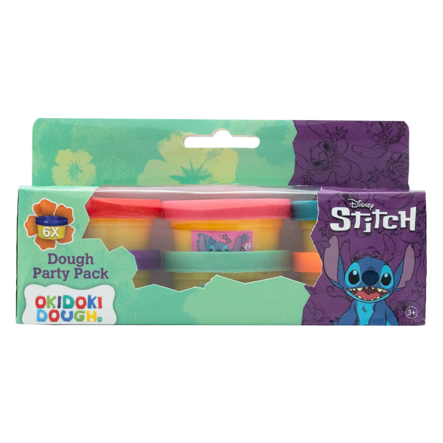 Canenco Stitch Clay Set Party Pack - 6 Lehm Dëppen