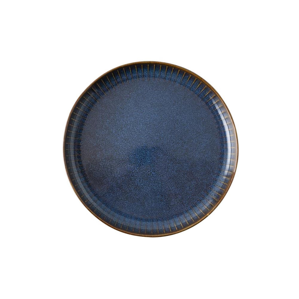 Dutch rose sapphire plate ã˜18.5cm blue box of 4 pieces