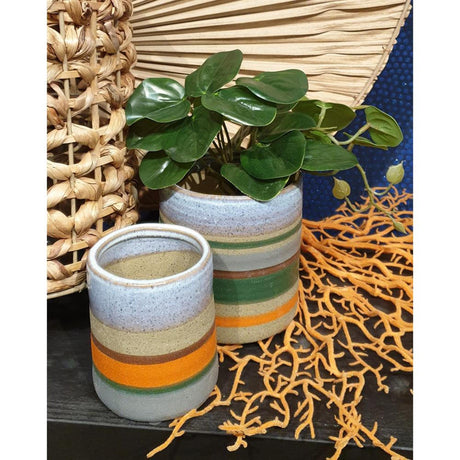 Hbx natural living vase bomba ø11xh13cm flower pot bomba ø11xh13cm